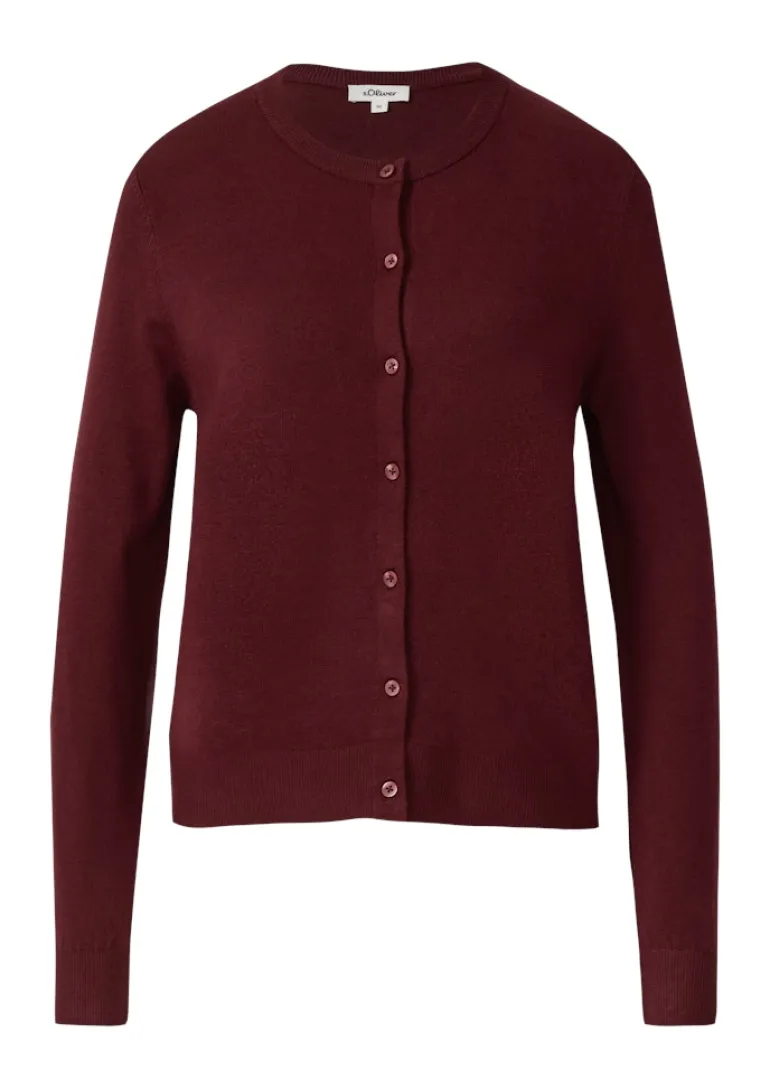 Strickjacke rot