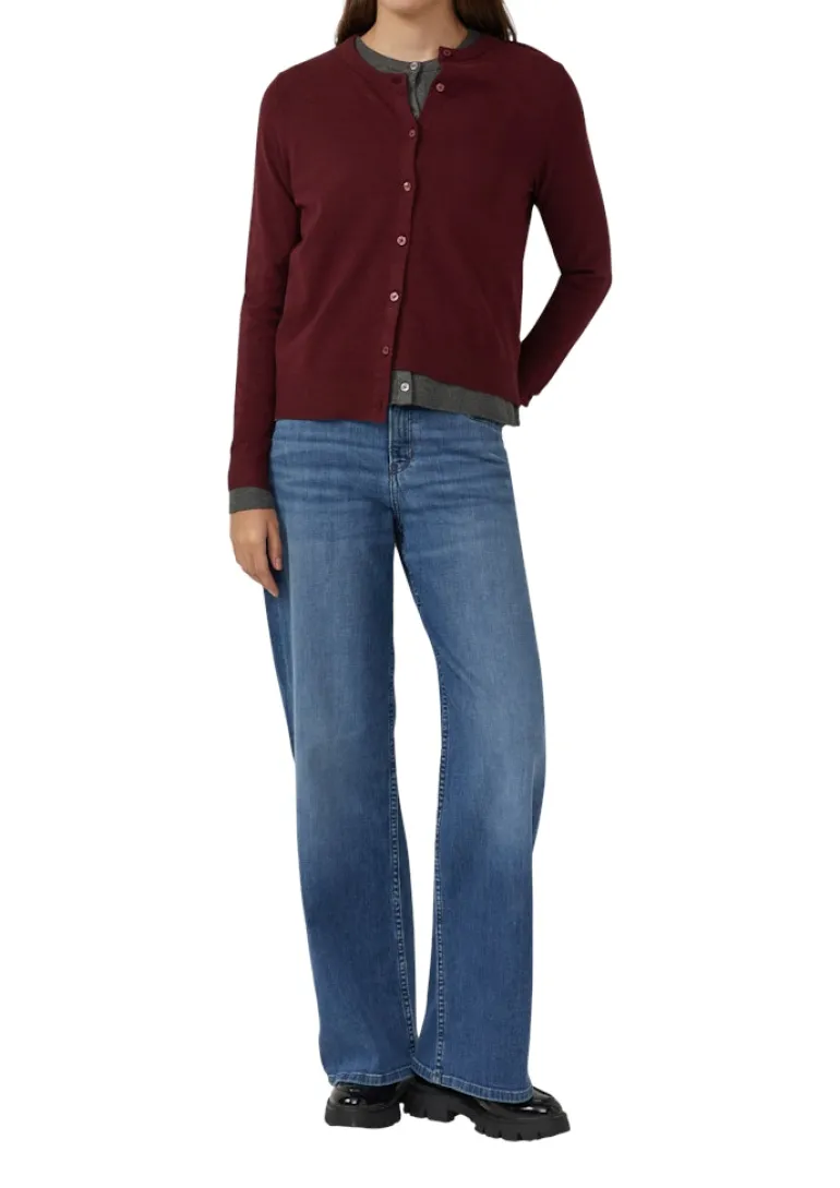 Strickjacke rot