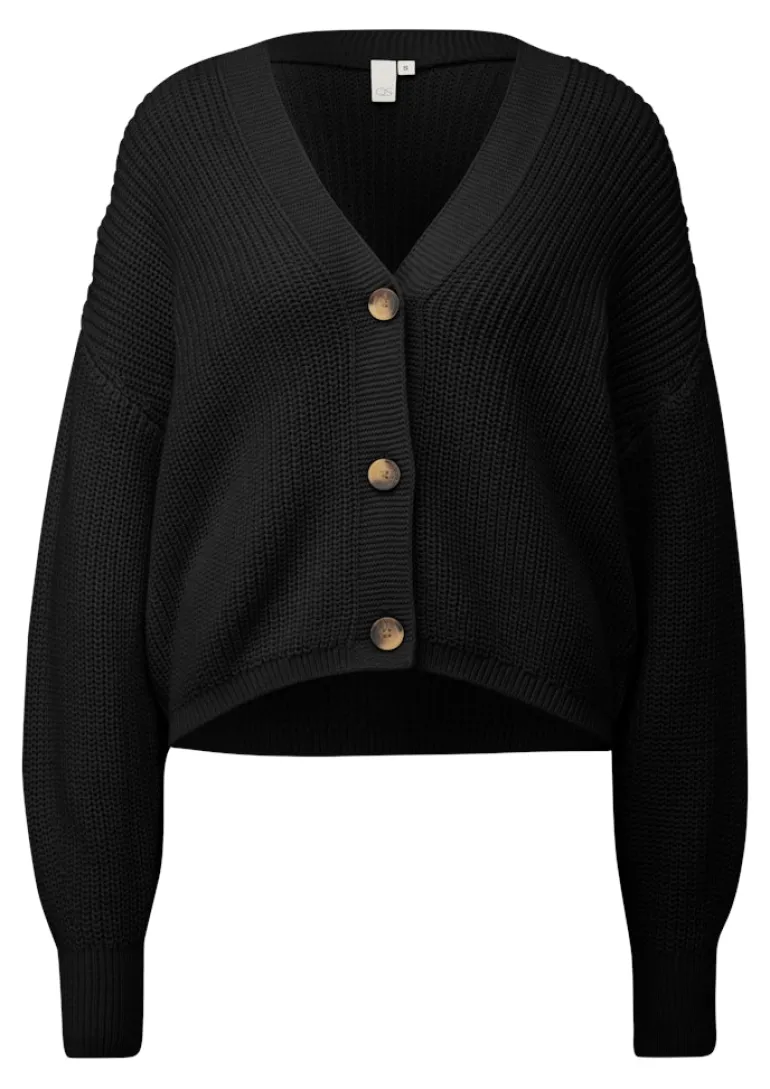 Strickjacke schwarz