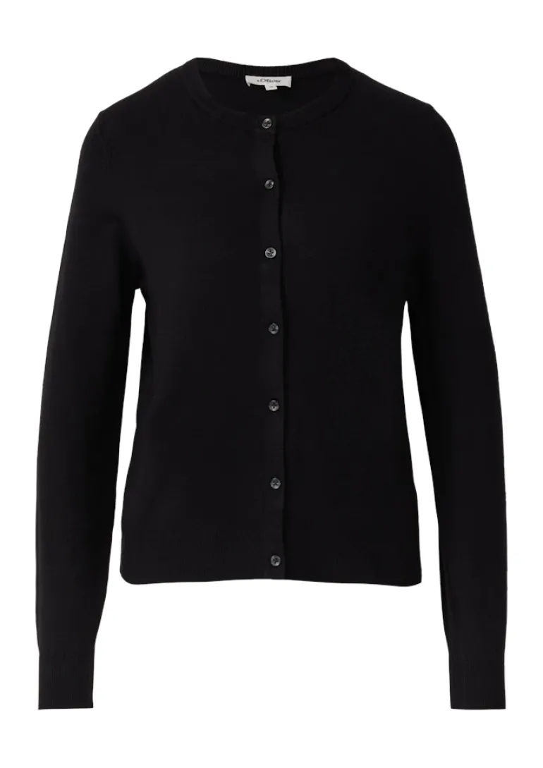 Strickjacke schwarz
