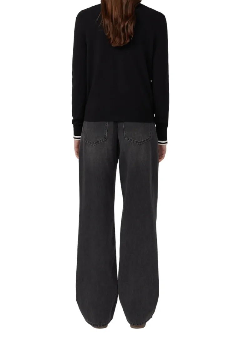 Strickjacke schwarz