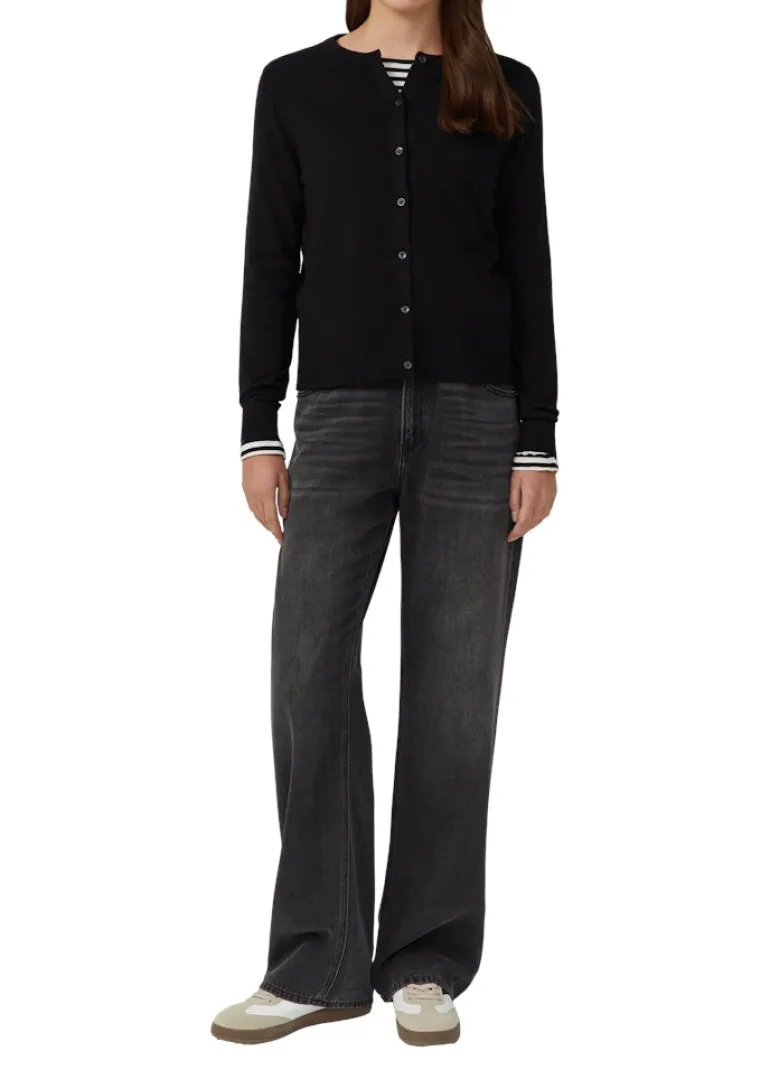 Strickjacke schwarz