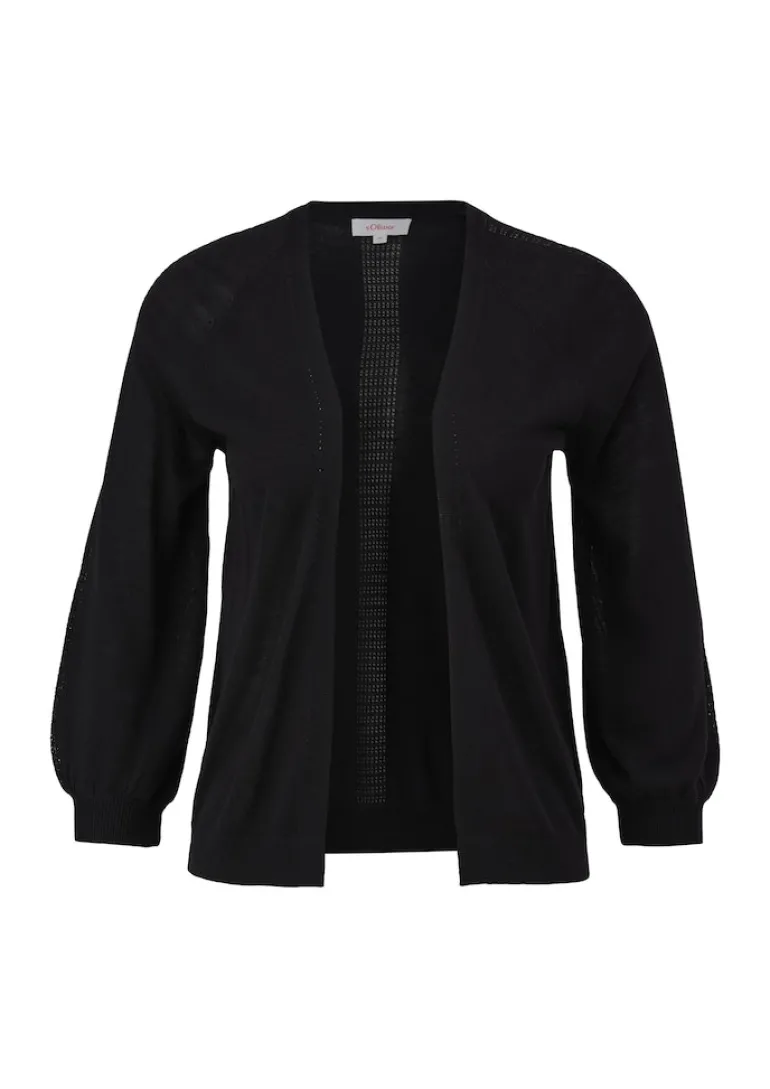 Strickjacke schwarz