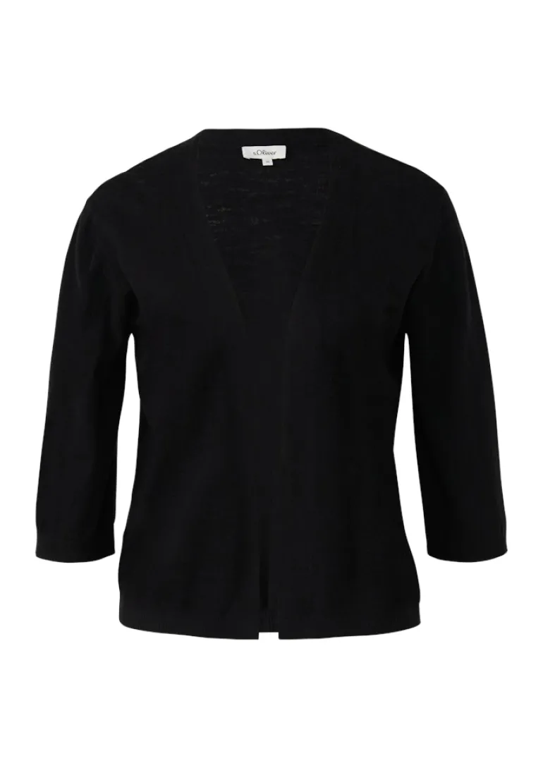 Strickjacke schwarz