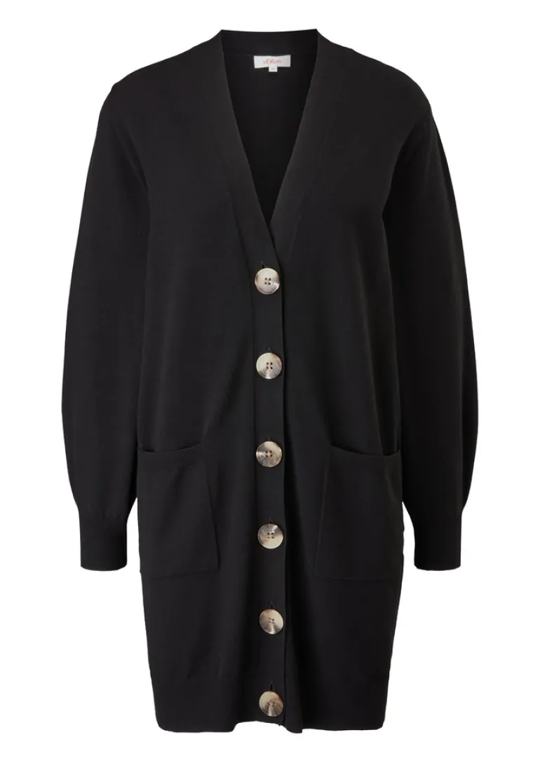 Strickjacke schwarz