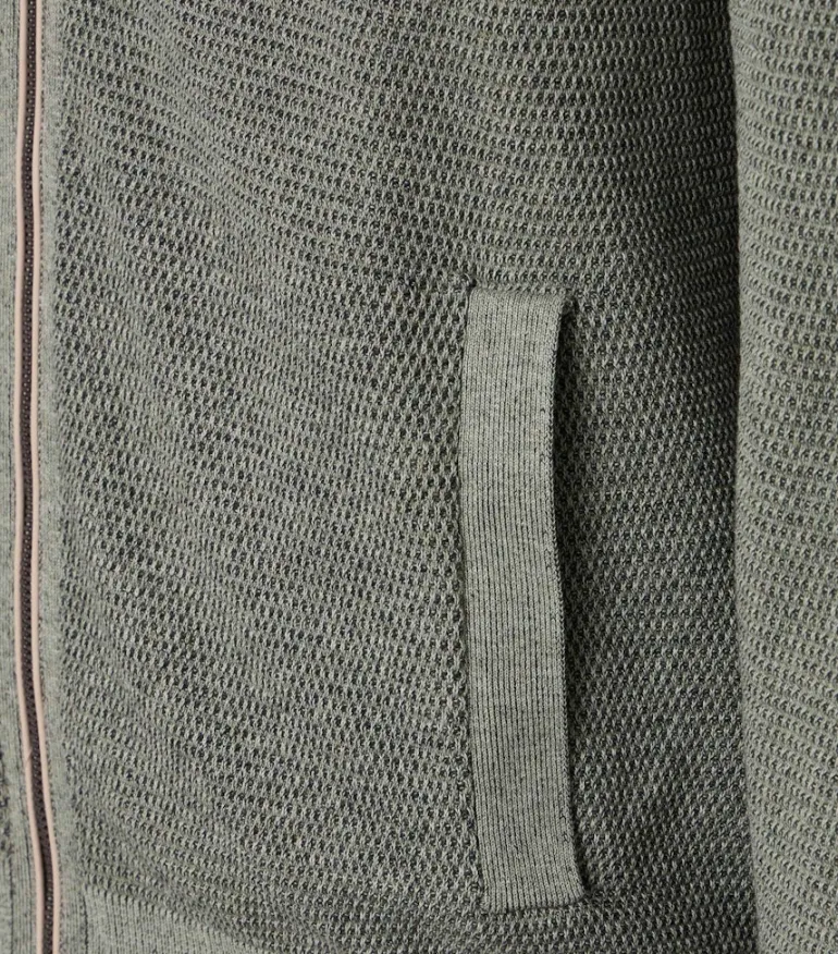 Strickjacke türkis