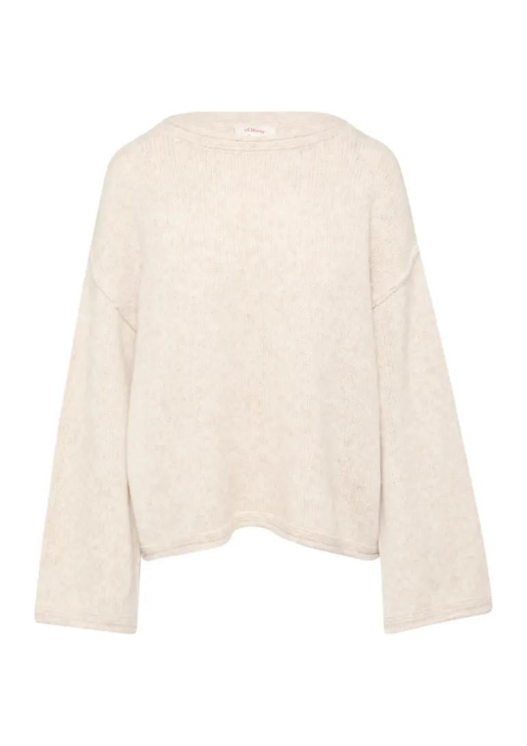 Strickpullover beige
