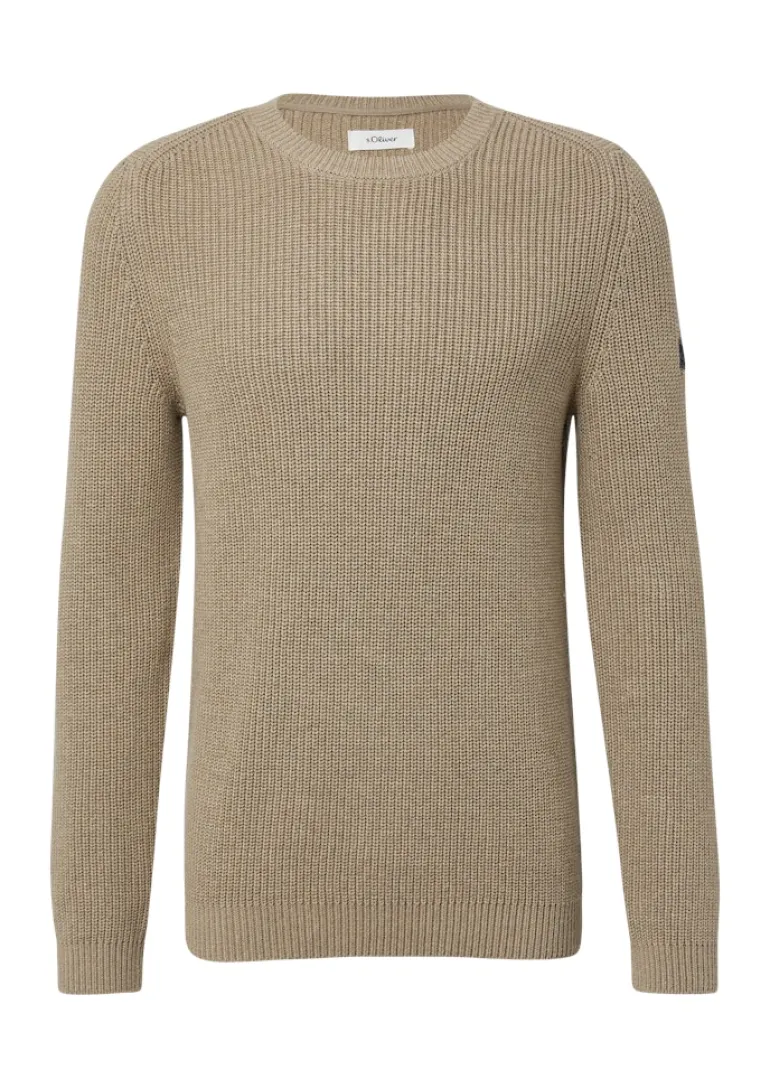 Strickpullover beige