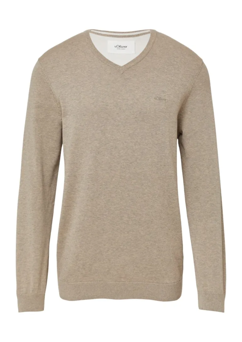 Strickpullover beige
