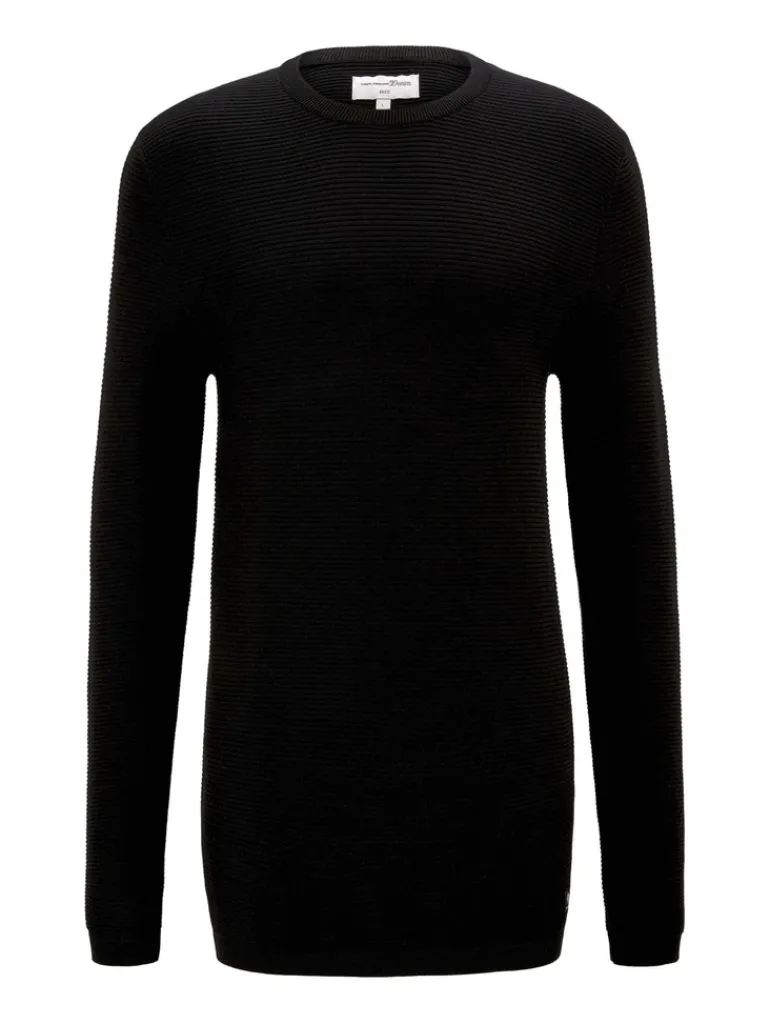 Strickpullover black