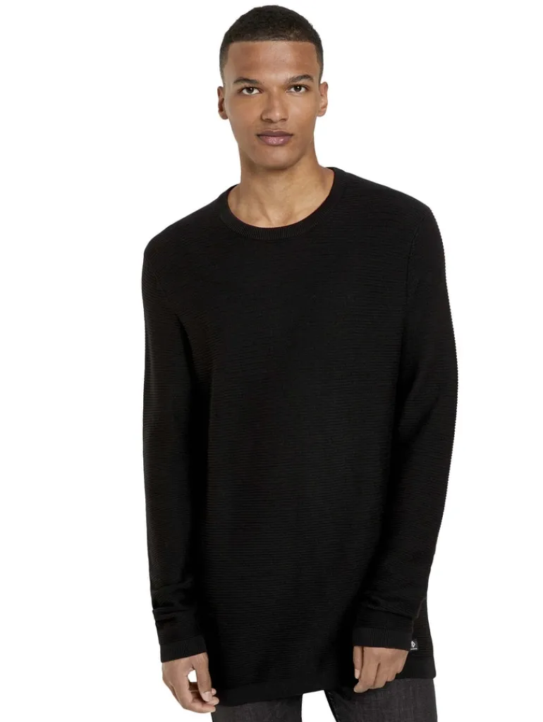 Strickpullover black