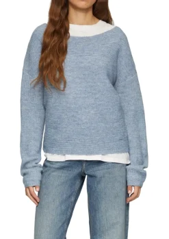 Strickpullover blau