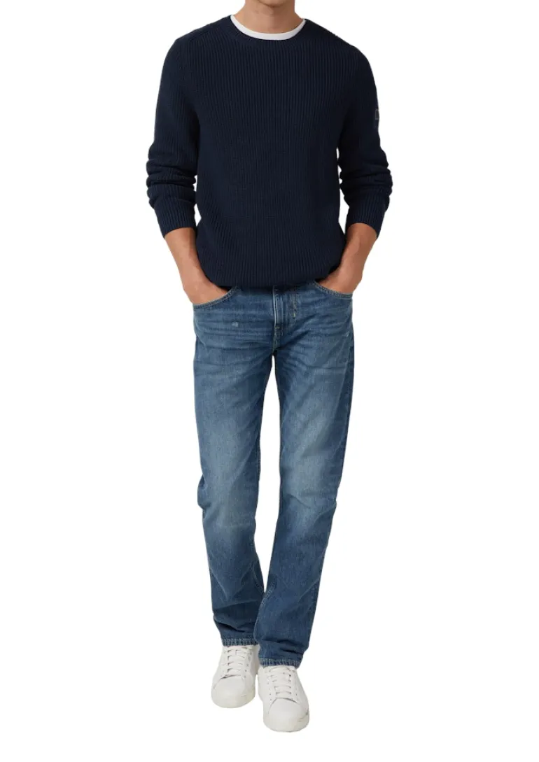 Strickpullover blau