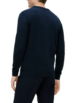 Strickpullover blau2