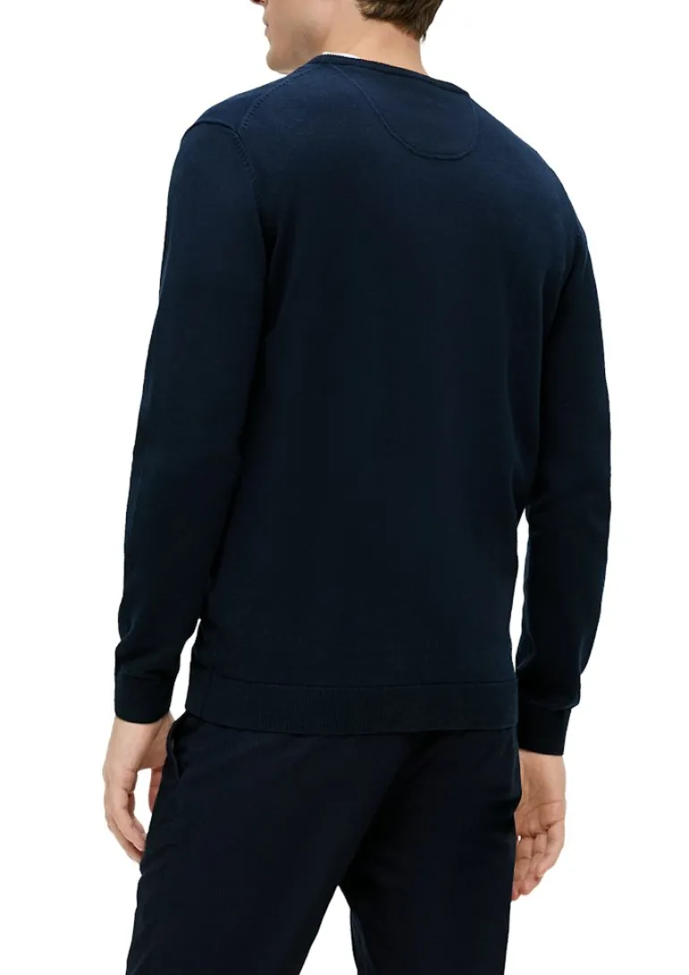Strickpullover blau2