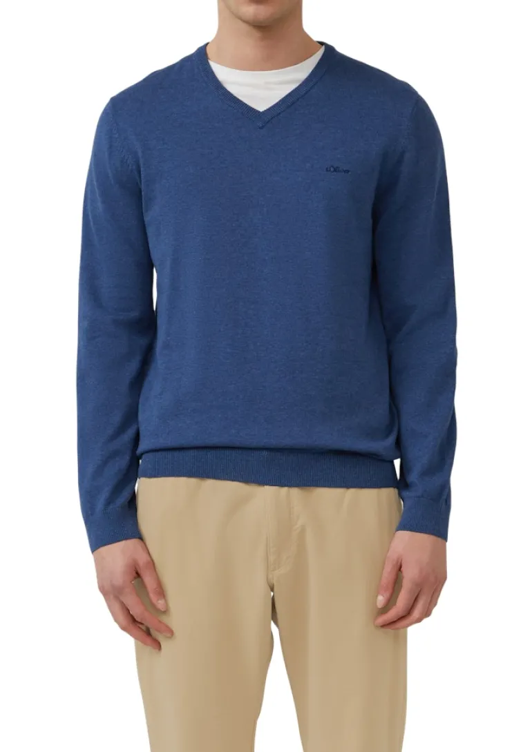 Strickpullover blau5