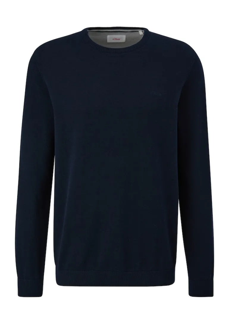 Strickpullover blau2