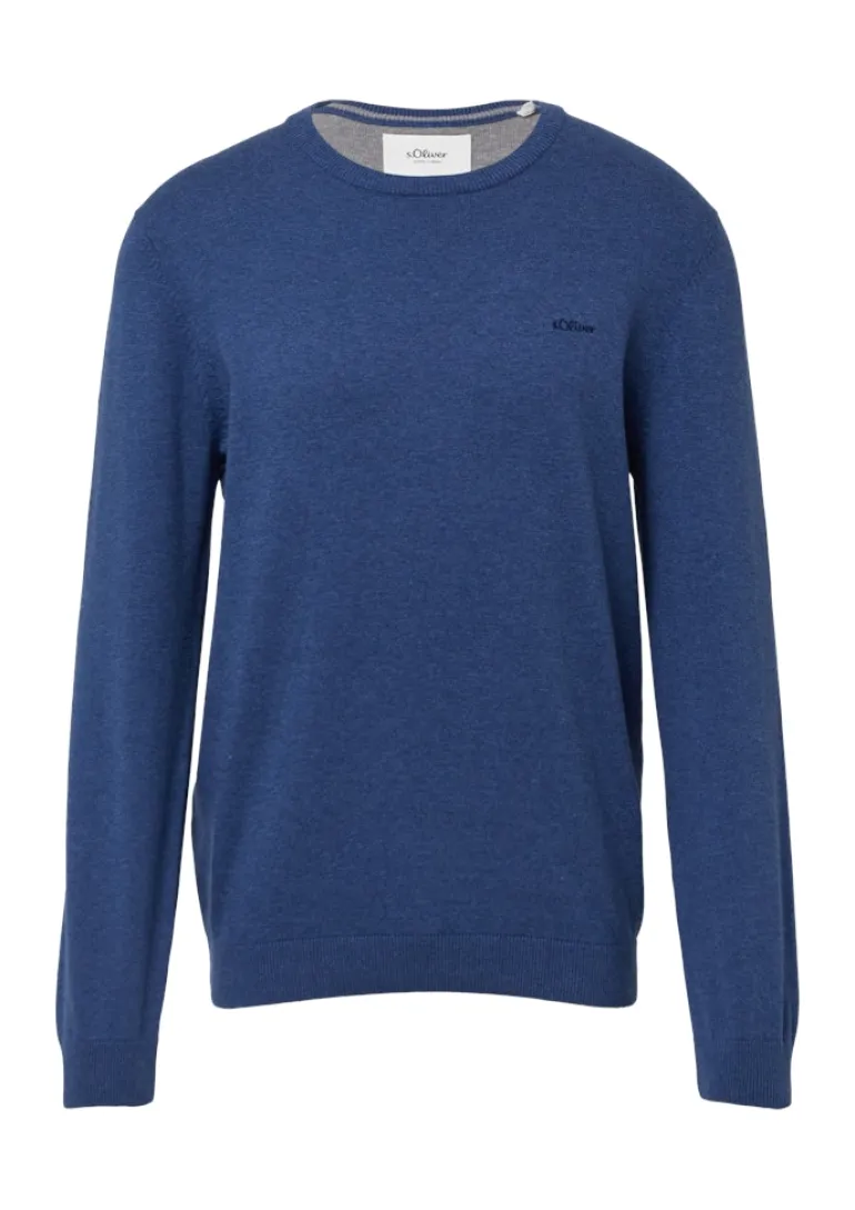 Strickpullover blau5