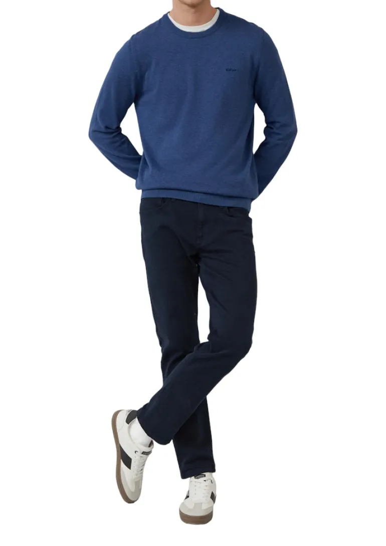 Strickpullover blau5