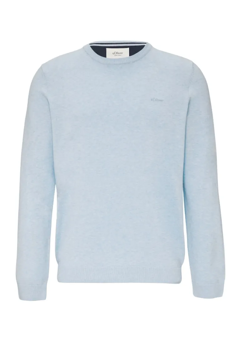 Strickpullover blau4