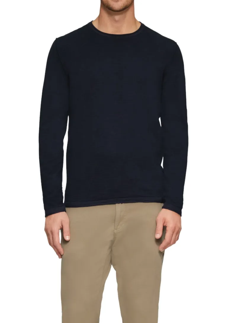 Strickpullover blau