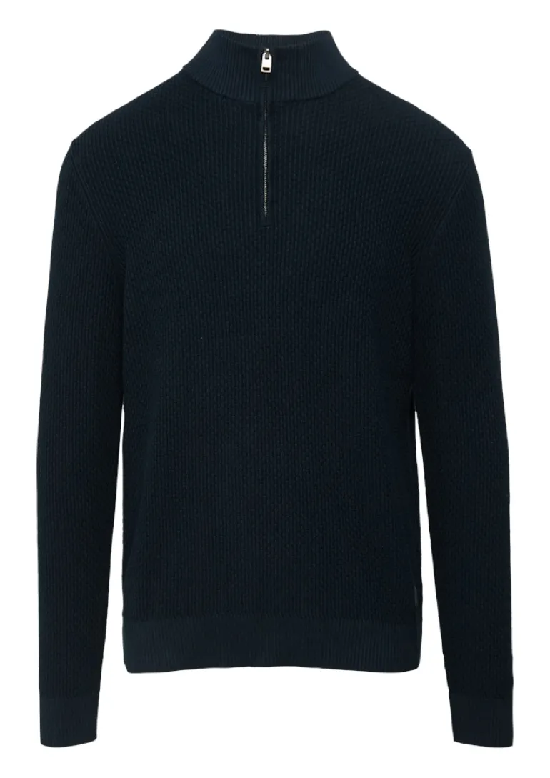 Strickpullover blau