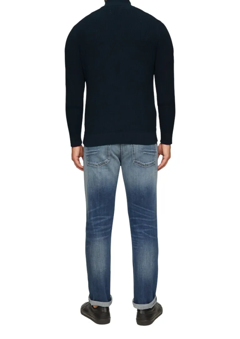 Strickpullover blau