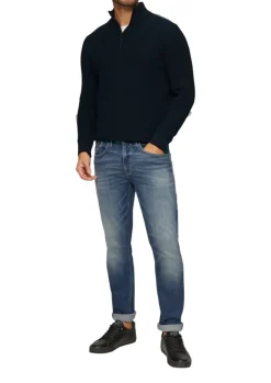 Strickpullover blau