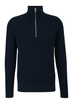 Strickpullover blau