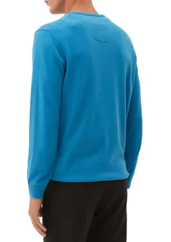 Strickpullover blau2