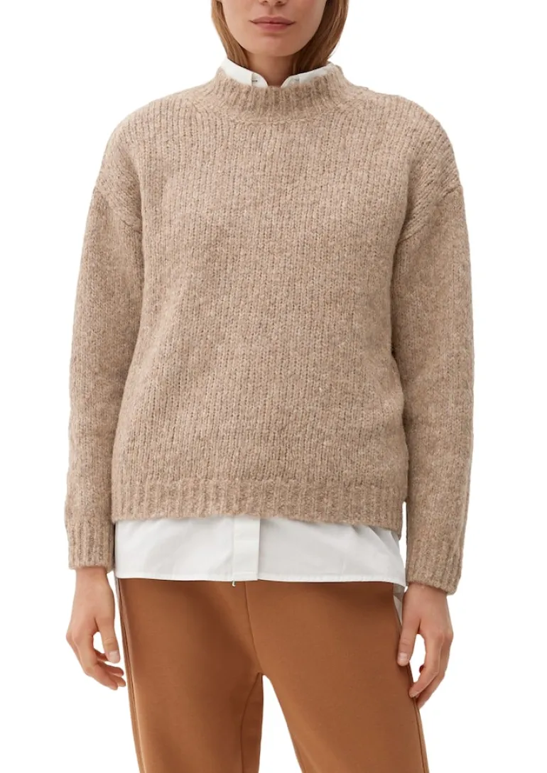 Strickpullover braun