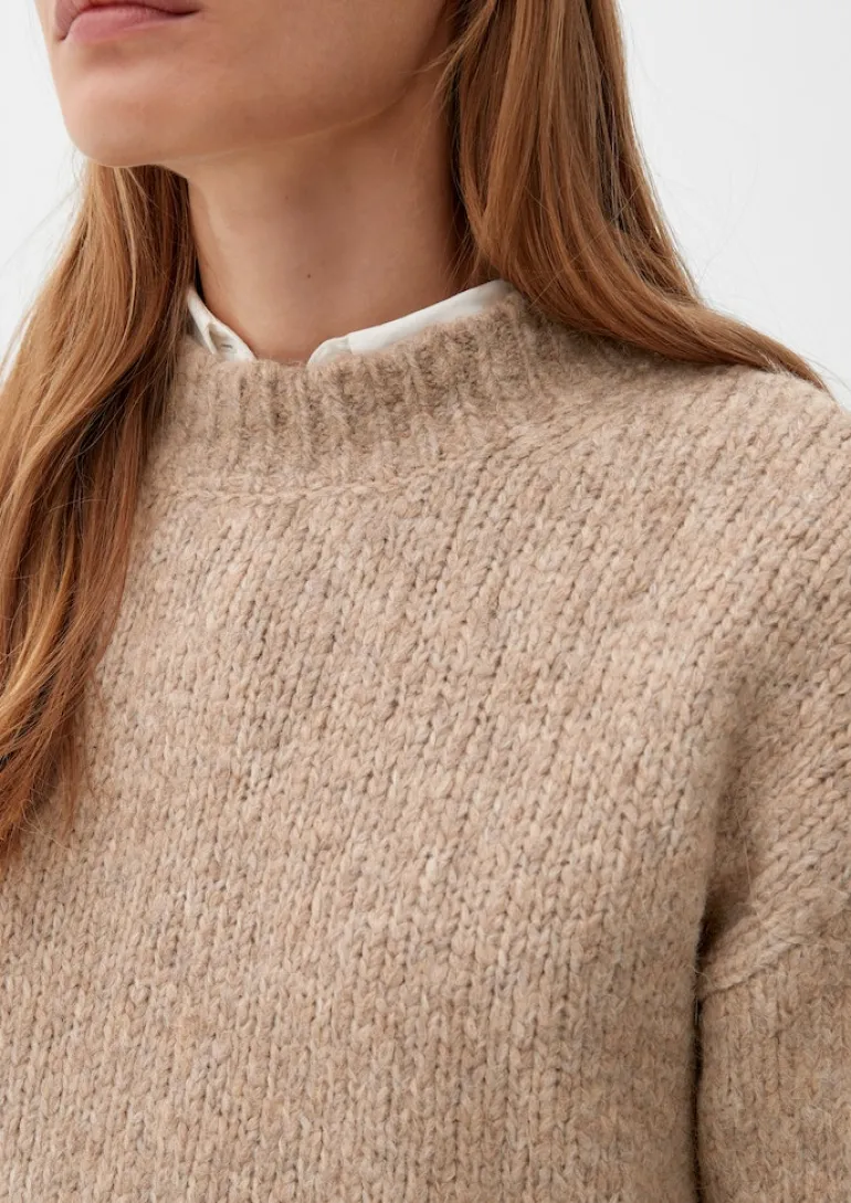 Strickpullover braun