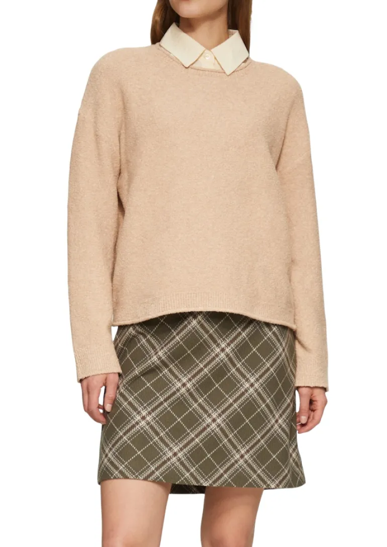 Strickpullover braun