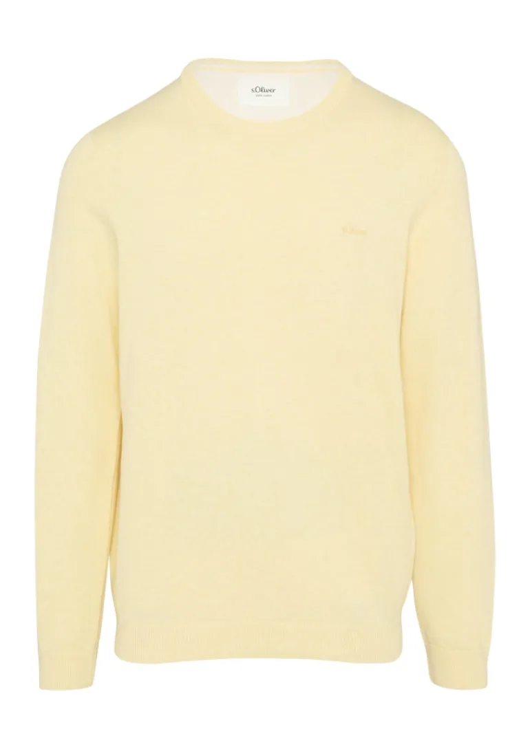 Strickpullover gelb