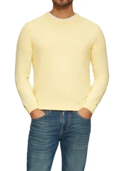 Strickpullover gelb