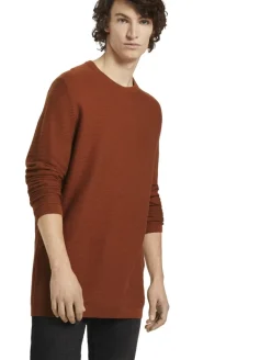 Strickpullover goji orange
