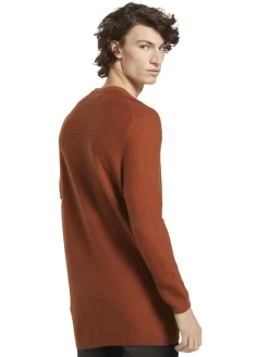 Strickpullover goji orange