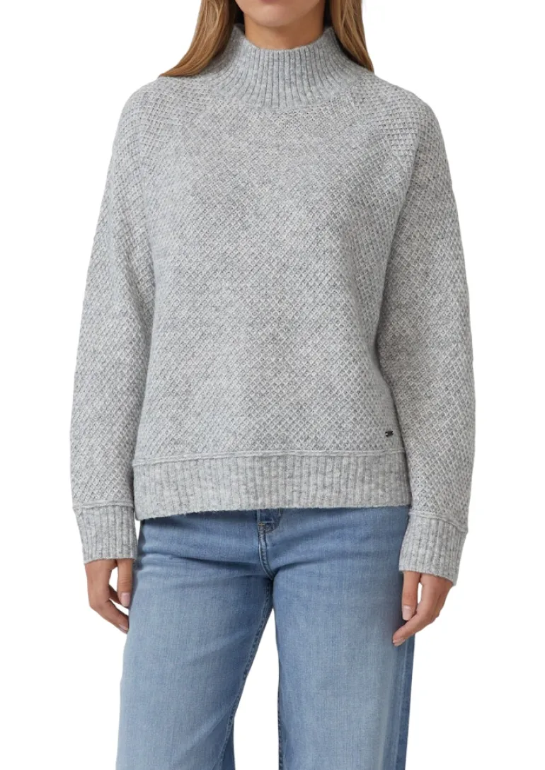 Strickpullover grau