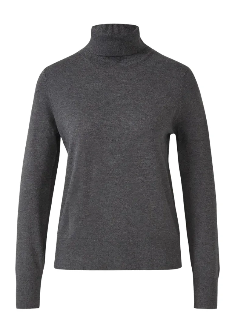 Strickpullover grau
