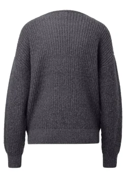 Strickpullover grau