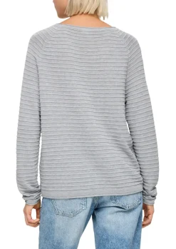 Strickpullover grau1