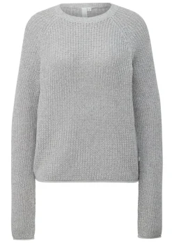 Strickpullover grau