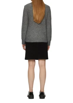 Strickpullover grau