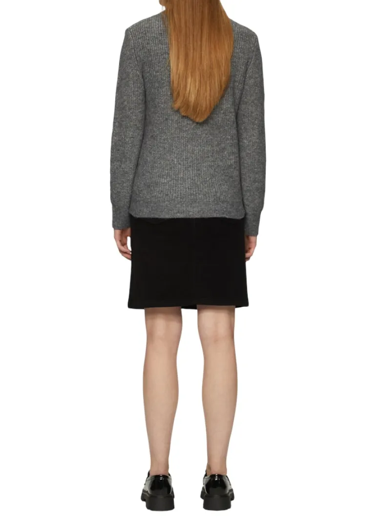 Strickpullover grau