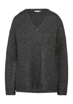 Strickpullover grau