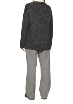 Strickpullover grau