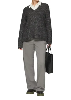 Strickpullover grau