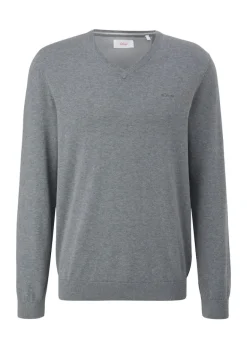Strickpullover grau1