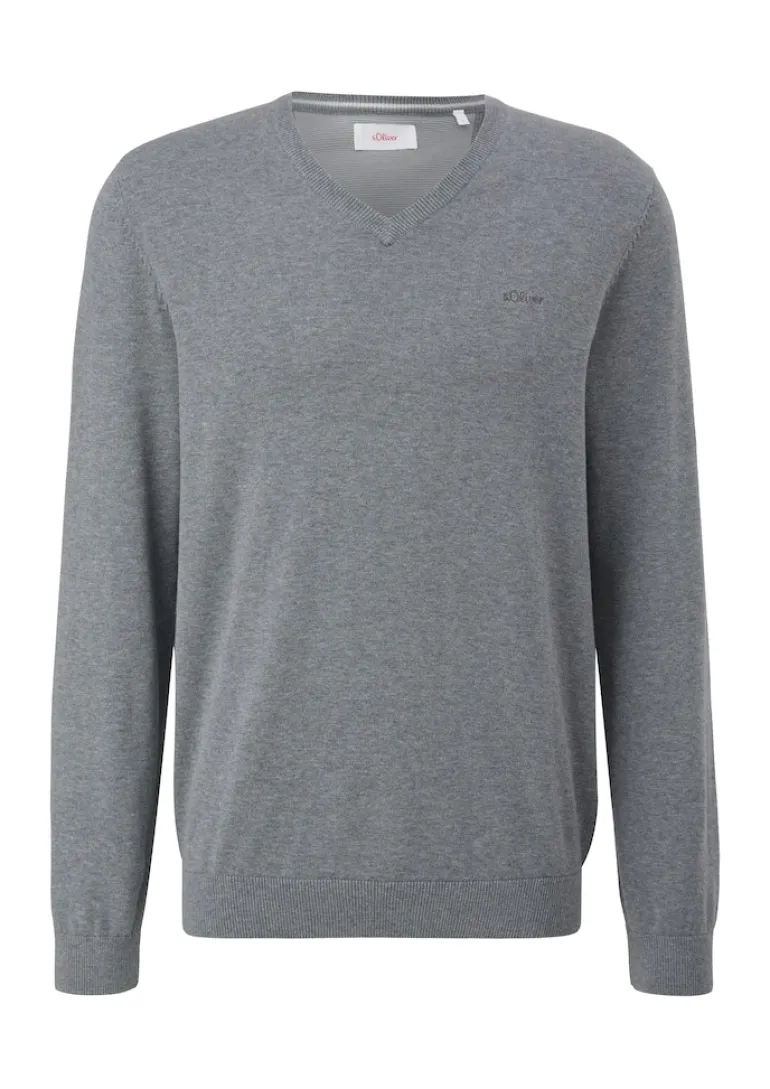 Strickpullover grau1