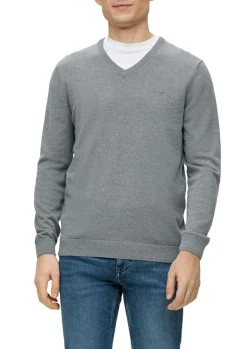Strickpullover grau1